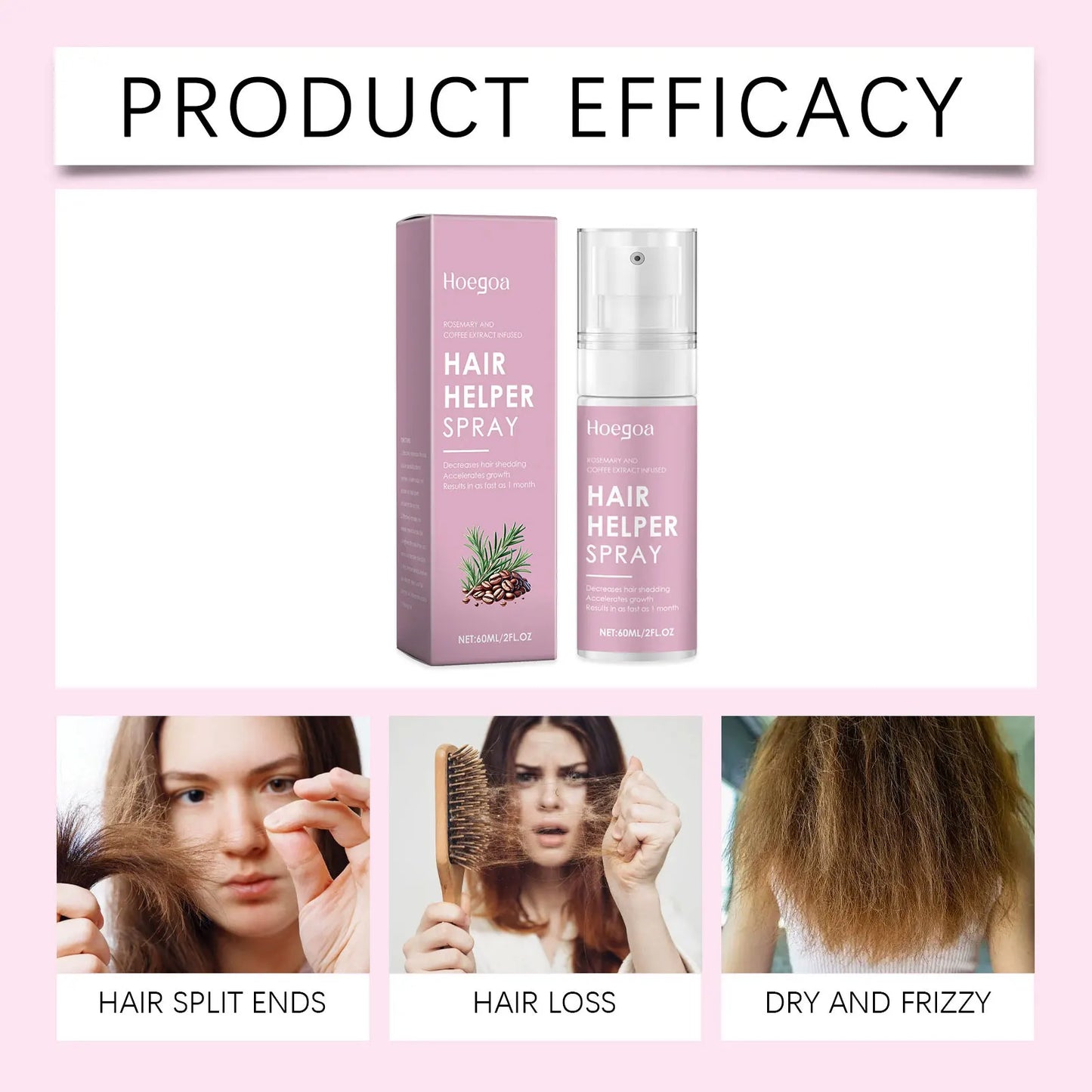 HOEGOA Rosemary Hair Nourishing Spray – Scalp & Growth Care
