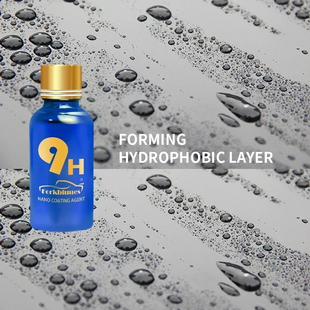9H Car Oxidation Liquid Ceramic Coat Super Hydrophobic Glass Coating Set Polysiloxane and Nano Materials Care Multicolor Peaceful Pleasures Health and Wellness