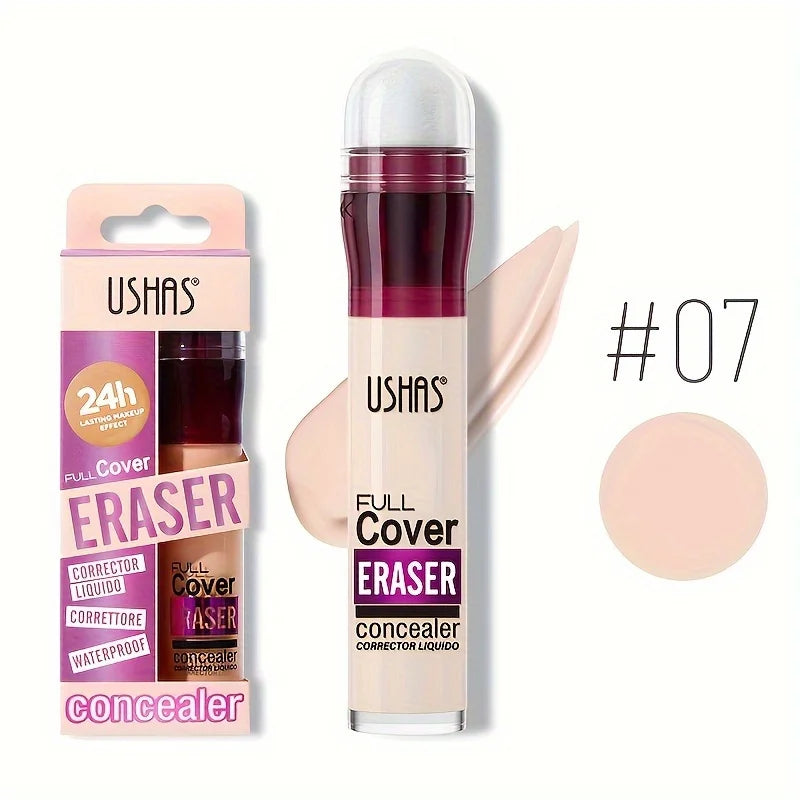 USHAS Sponge Tip Liquid Concealer – Long-Lasting, All Skin Types
