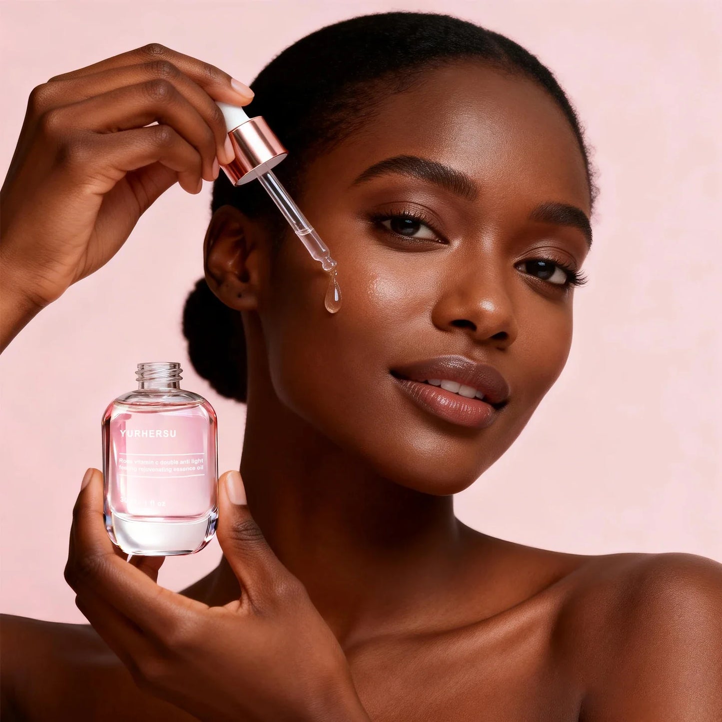 Rose Vitamin C Antioxidant Essence | Radiance Boost Face Serum