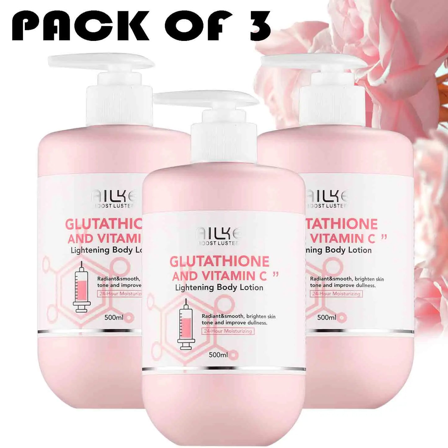 AILKE Brightening Skin Care Set – Vitamin C & Glutathione