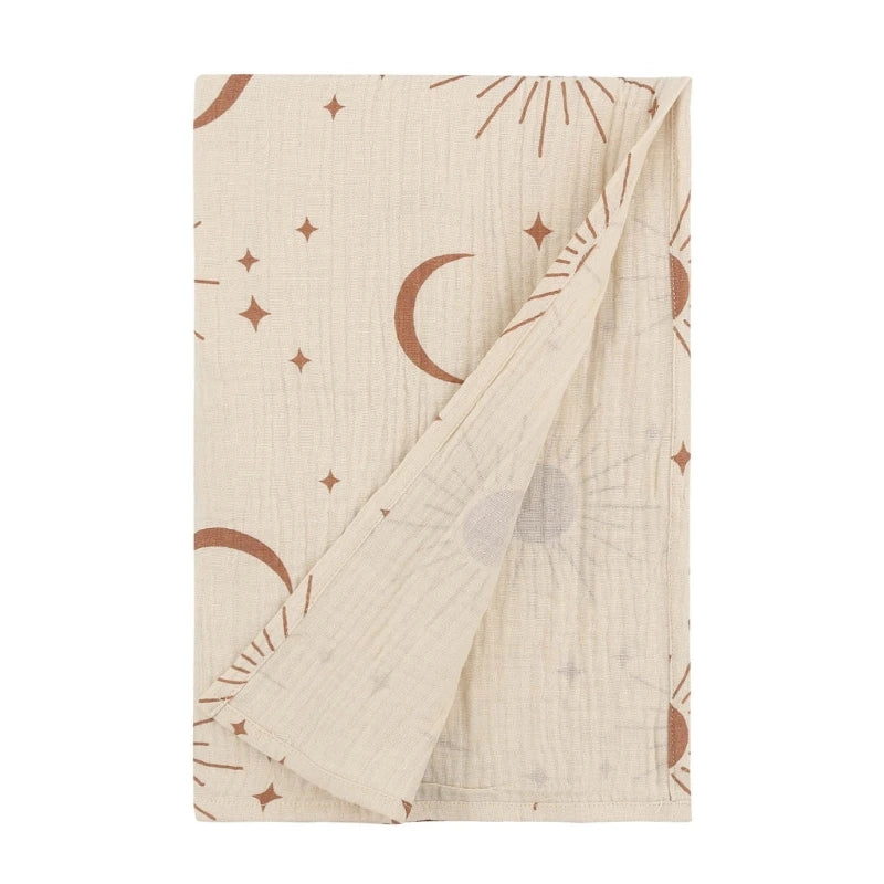 Baby Swaddle Wrap Blanket | Soft Floral Cotton, Newborn