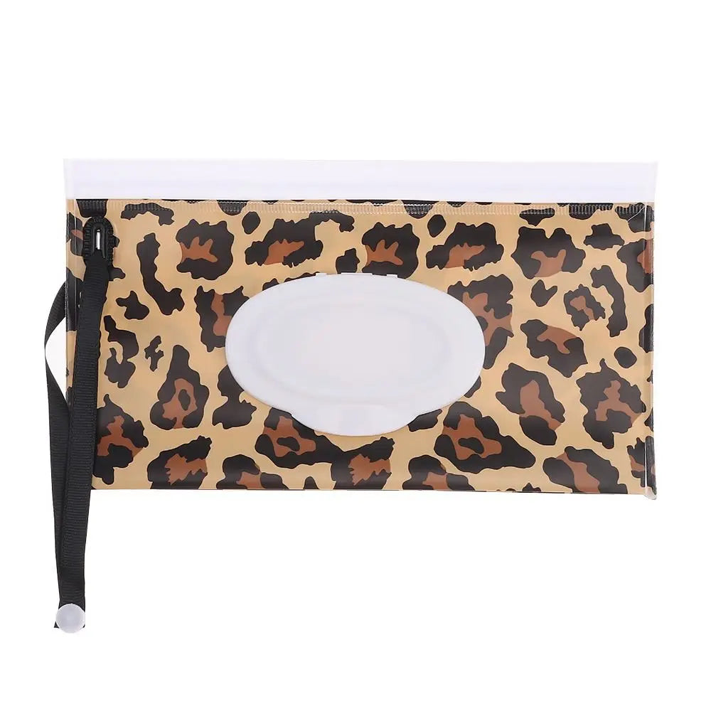 EVA Refillable Baby Wipes Pouch | Flip Cover Snap-Strap Holder