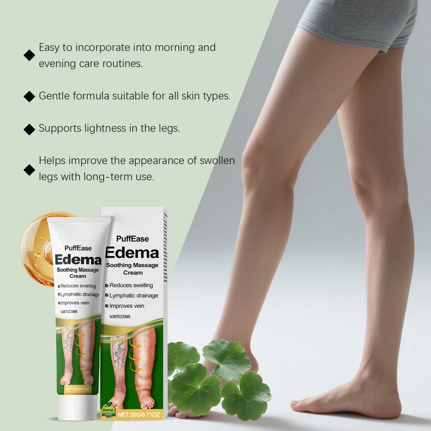 Varicose Vein & Leg Edema Relief Cream | Circulation Boost