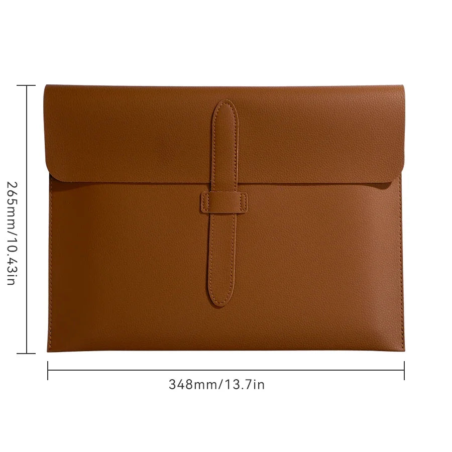 A4 Leather Document Bag | Business & School Folder Organizer