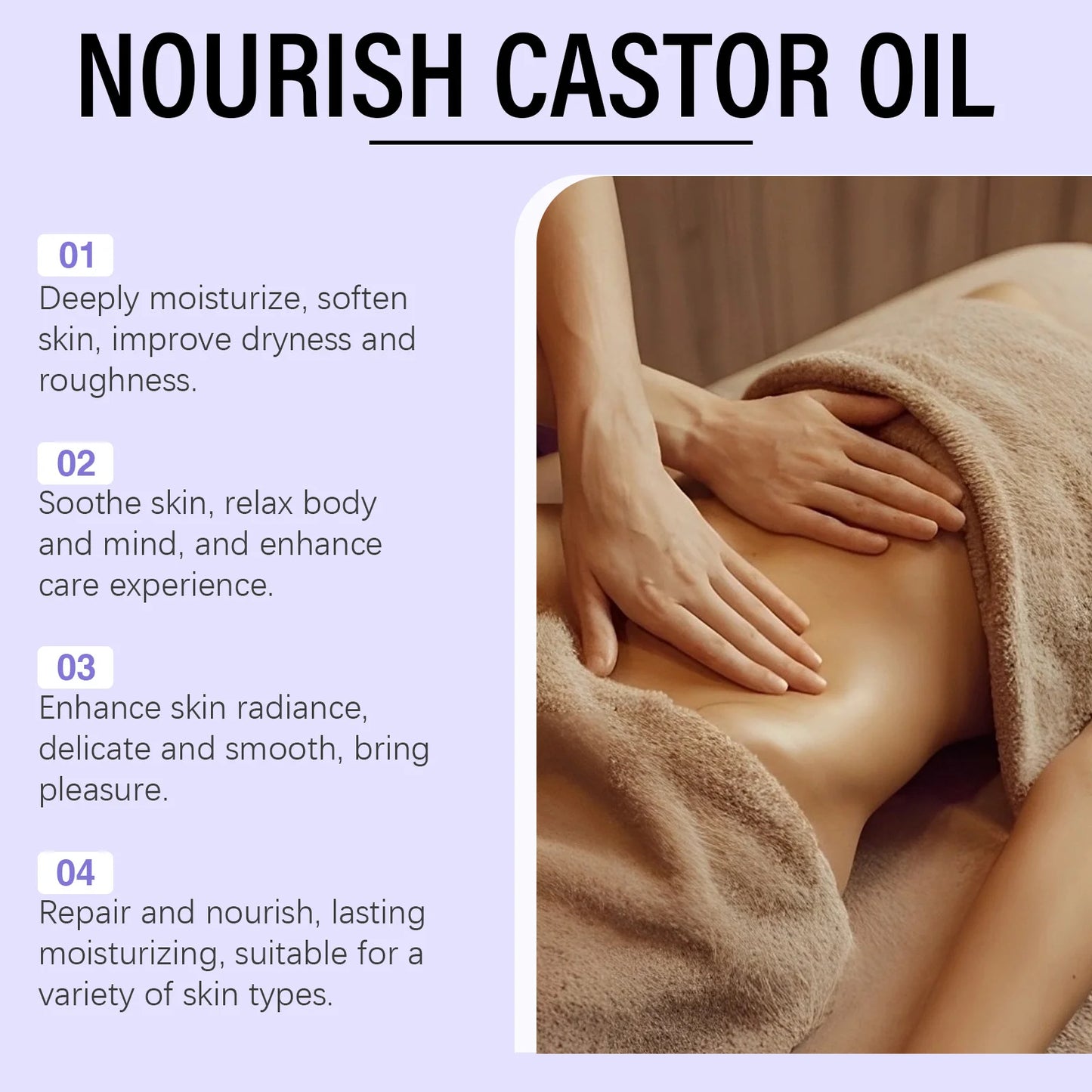 Lavender Nourishing Body Oil Relaxing Brightening Repairing Smoothing Stress Fatigue Relief Calming Softening Soothing Body Oil Peaceful Pleasures Health and Wellness