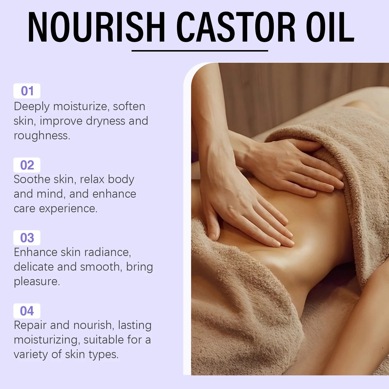 Lavender Nourishing Body Oil Relaxing Brightening Repairing Smoothing Stress Fatigue Relief Calming Softening Soothing Body Oil Peaceful Pleasures Health and Wellness