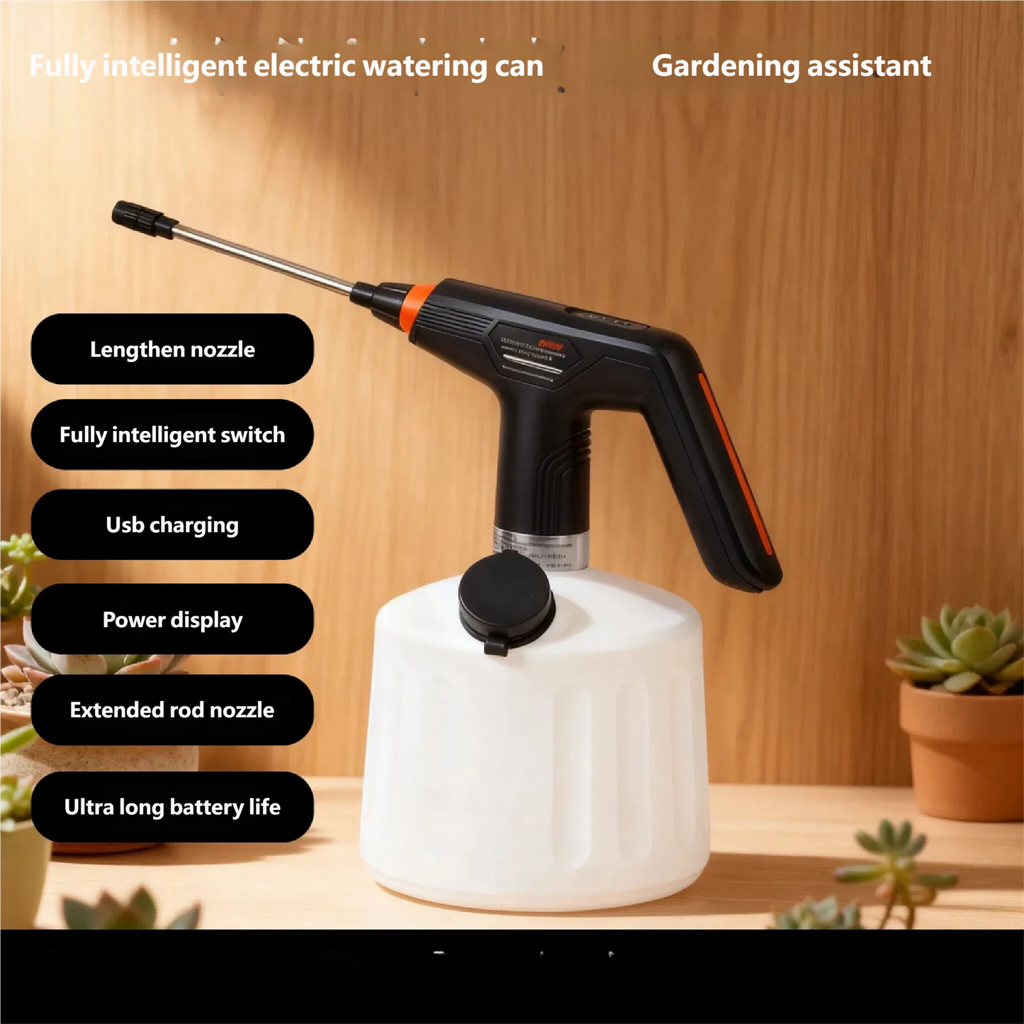 Electric Spray Bottle for Flower Irrigation, Household Disinfection Plastic Watering Can, Automatic Watering Can, Spray Bottle, Peaceful Pleasures Health and Wellness