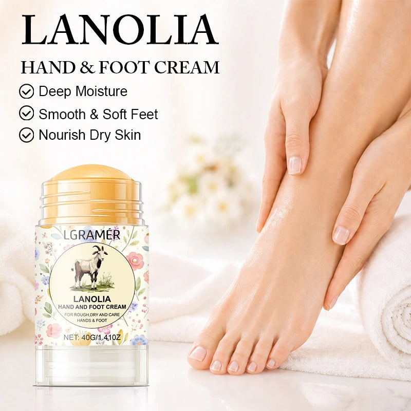 Lanolia Foot & Hand Cream Stick – Cracked Heel Repair 40g