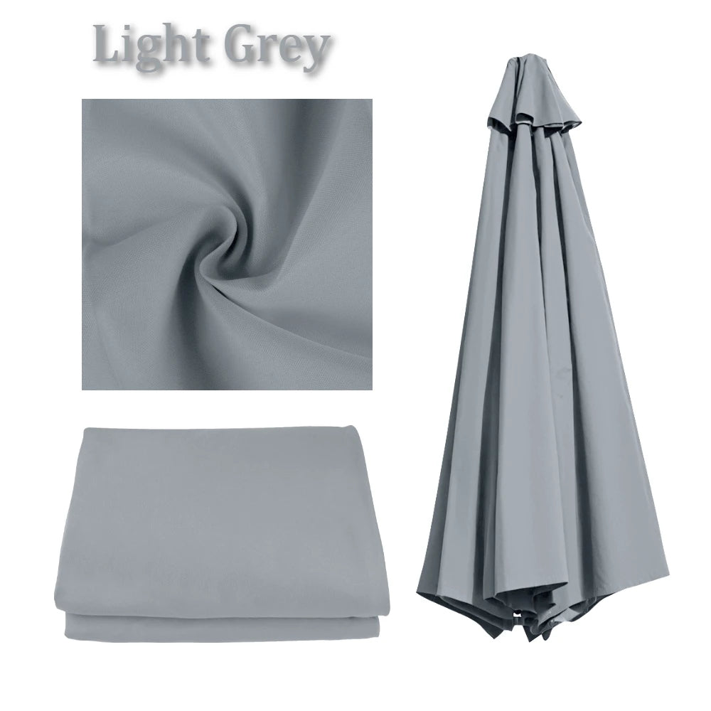 Waterproof Replacement Parasol Canopy 2–3M | 6 & 8 Rib