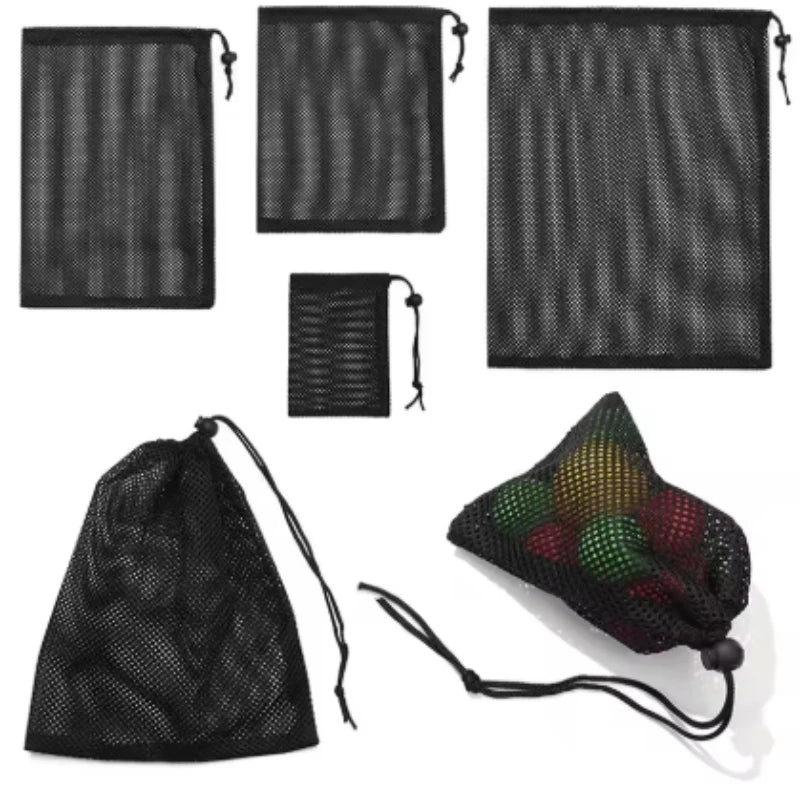 Mesh Drawstring Bag – Travel, Laundry & Outdoor Stuff Sack Mesh Drawstring Bag Peaceful Pleasures Health and Wellness
