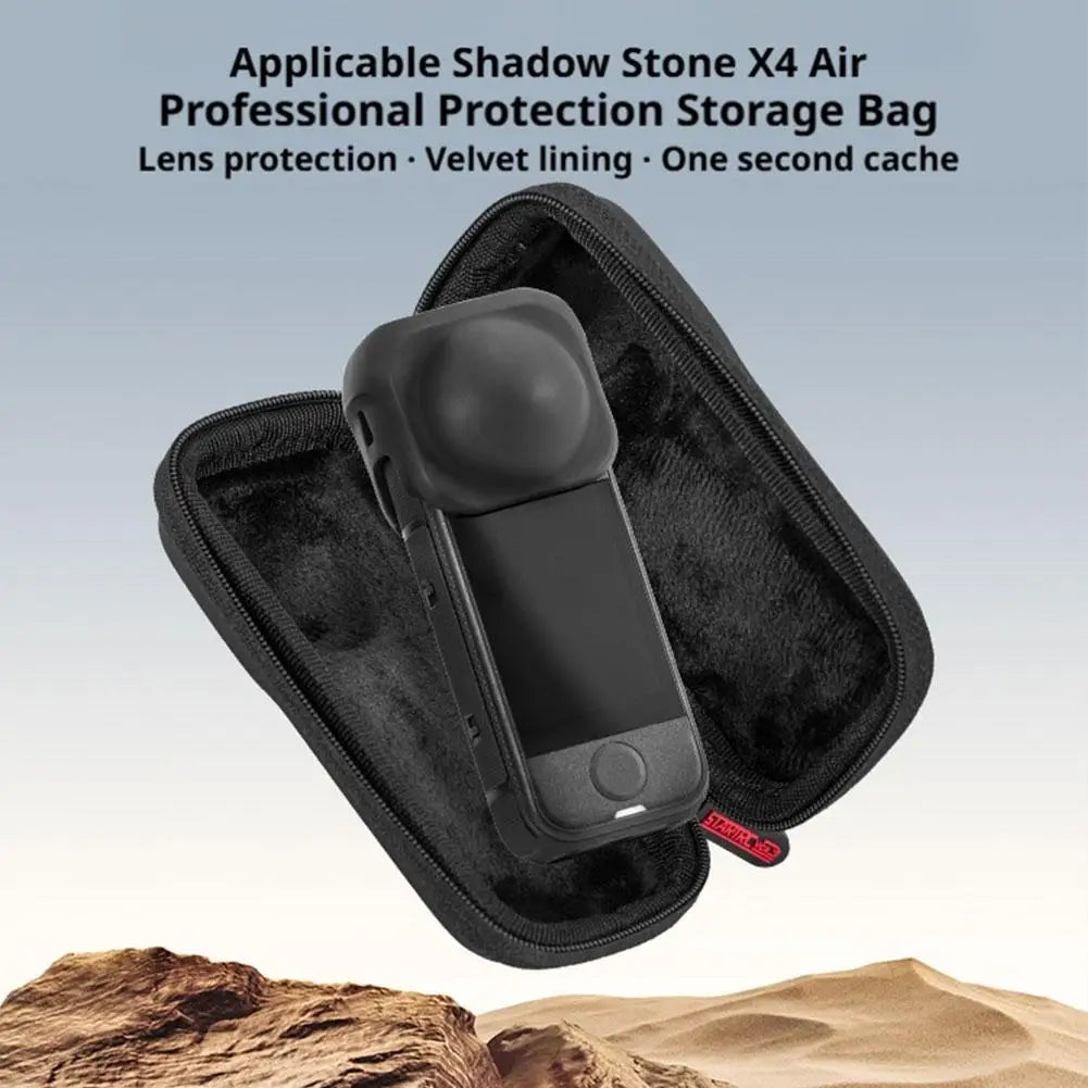 For Insta360 X4 AIR Storage Bag Portable Box Anti-drop Panoramic Action Camera Full Coverage Protection Single Bag Accessories Peaceful Pleasures Health and Wellness