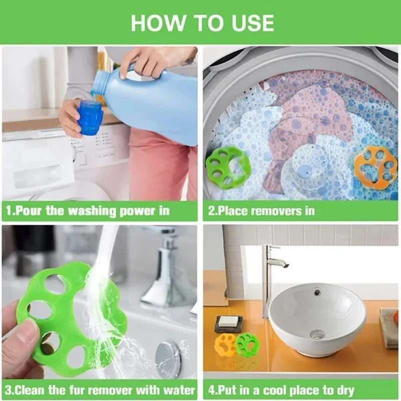 Laundry Washing Balls – Lint & Pet Hair Remover for Clothes
