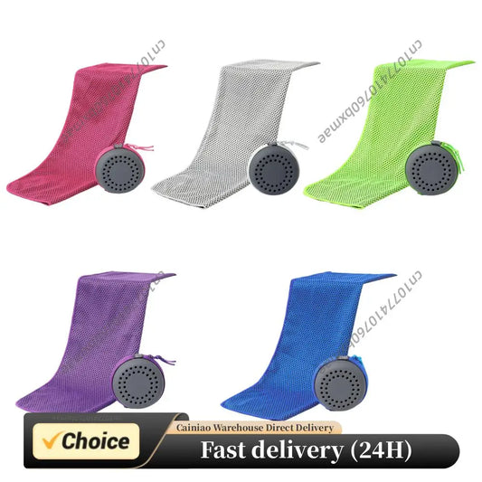 80 X 30 CM Quick Drying Cooling Towel Soft Breathable Sports Cooling Rag Ice Wrap Sweat Rag for Running Yoga Gym Club Camping Peaceful Pleasures Health and Wellness