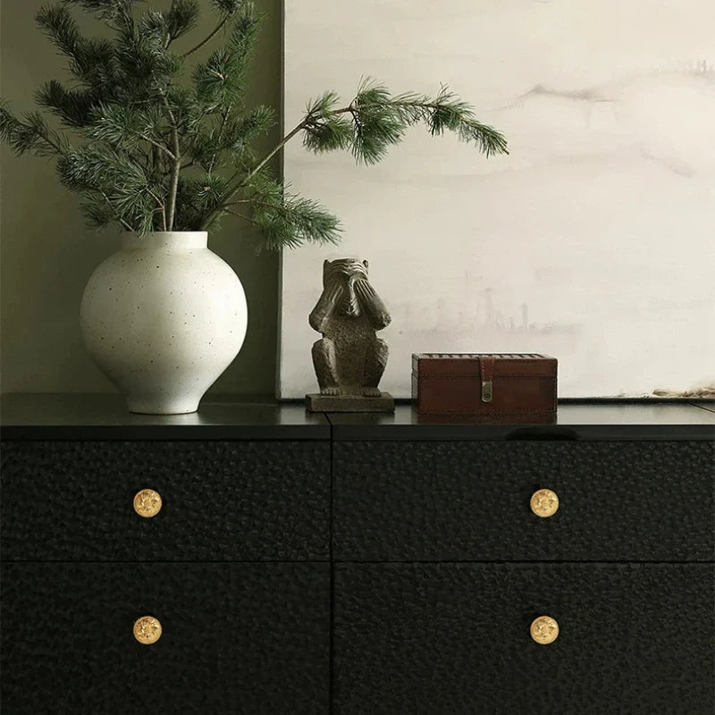 Brass Gold Plated Cabinet Drawer Handle | French Luxury Style