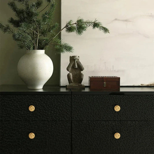 Brass Gold Plated Cabinet Drawer Handle | French Luxury Style Cabinet Door Handle Oasis Select
