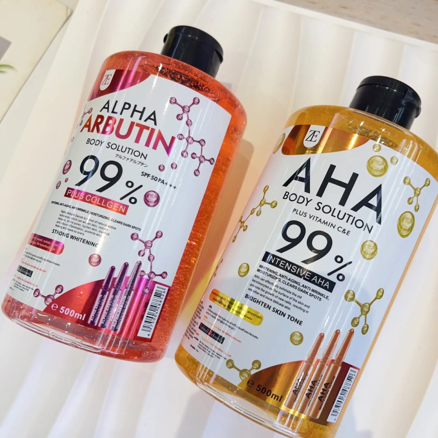 AHA & Arbutin Body and Face Serum 500ml – Brighten & Moisturize