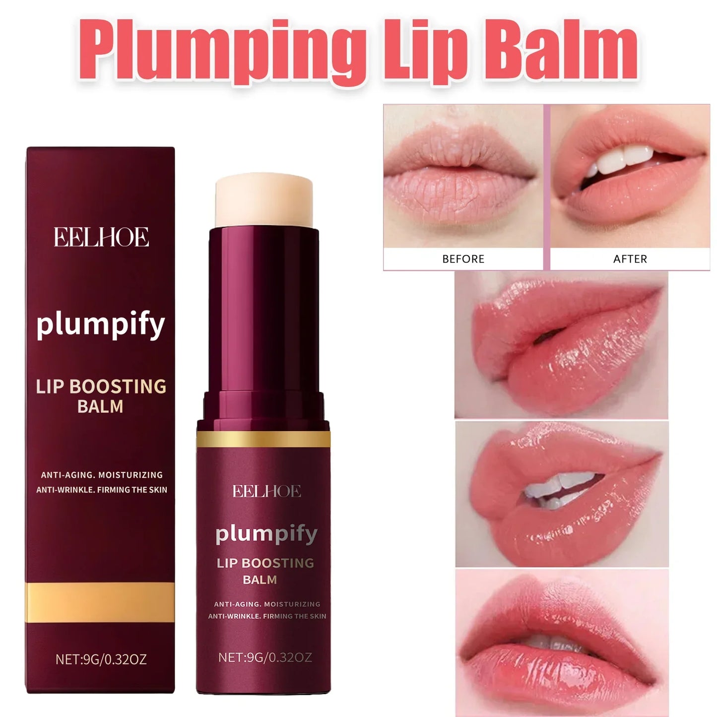 Eelhoe Plumpify Lip Balm – Moisturizing & Plumping Lip Care
