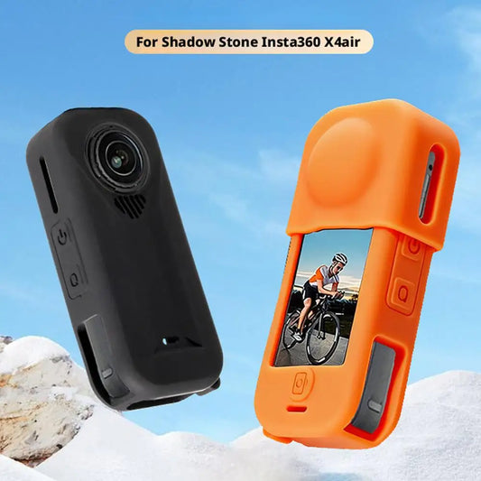 Silicone Protective Cover For Insta360 X4 Air Silicone Case: Protection For Your Sports Camera Sports Action Video Cameras Acc Peaceful Pleasures Health and Wellness