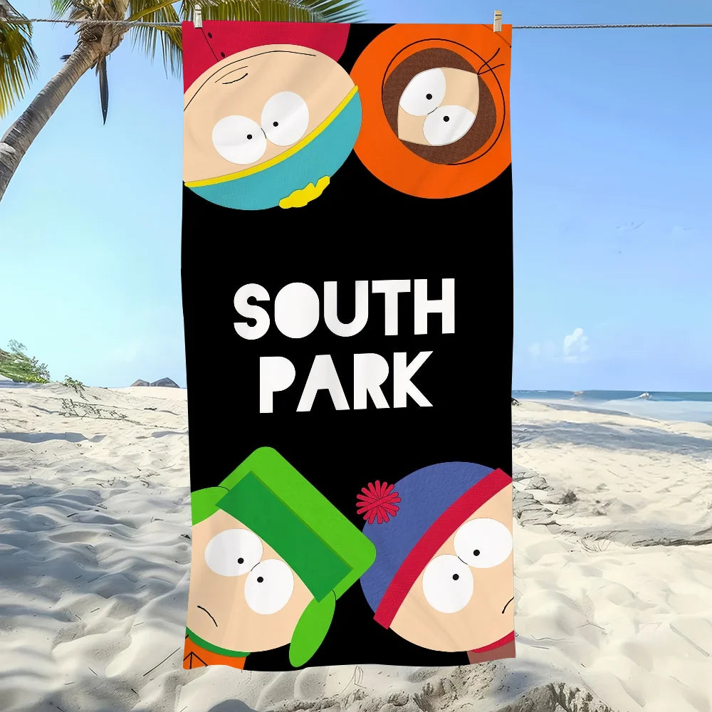 Quick-Dry Cartoon Beach Towel | Pool, Gym, Travel & Camping