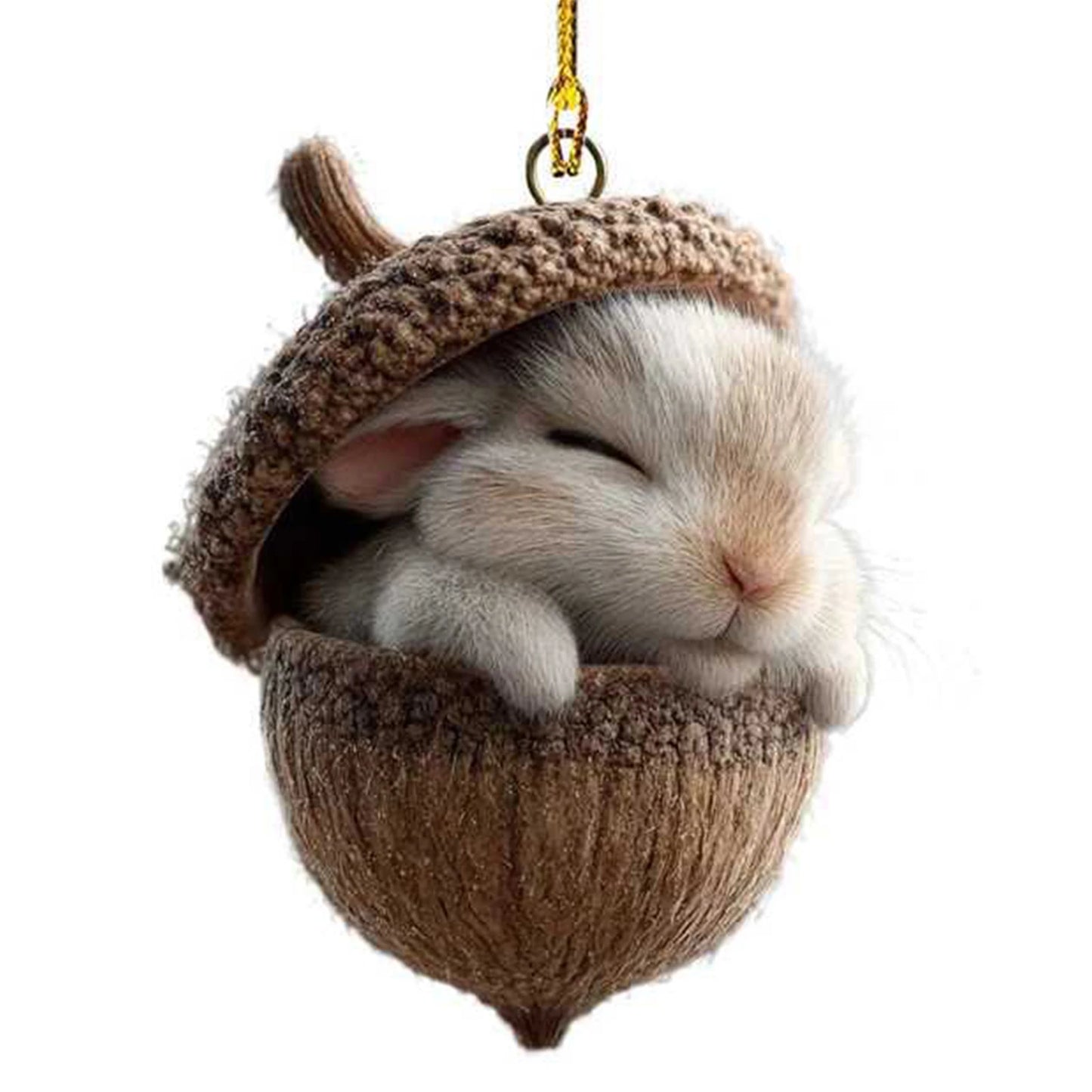 Acrylic 2D Animal Christmas Ornaments | Cute Xmas Tree Pendants