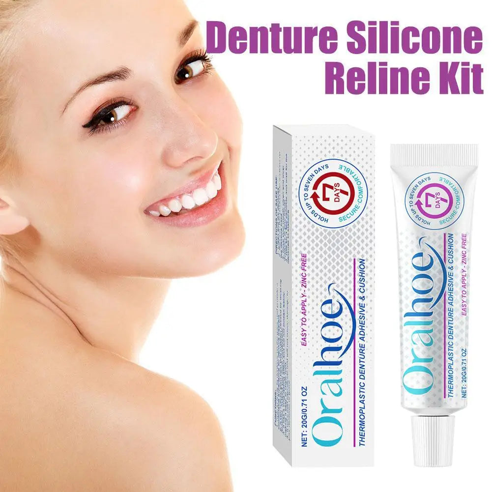 Thermoplastic Denture Adhesive – Secure Fit for Dentures, 20g
