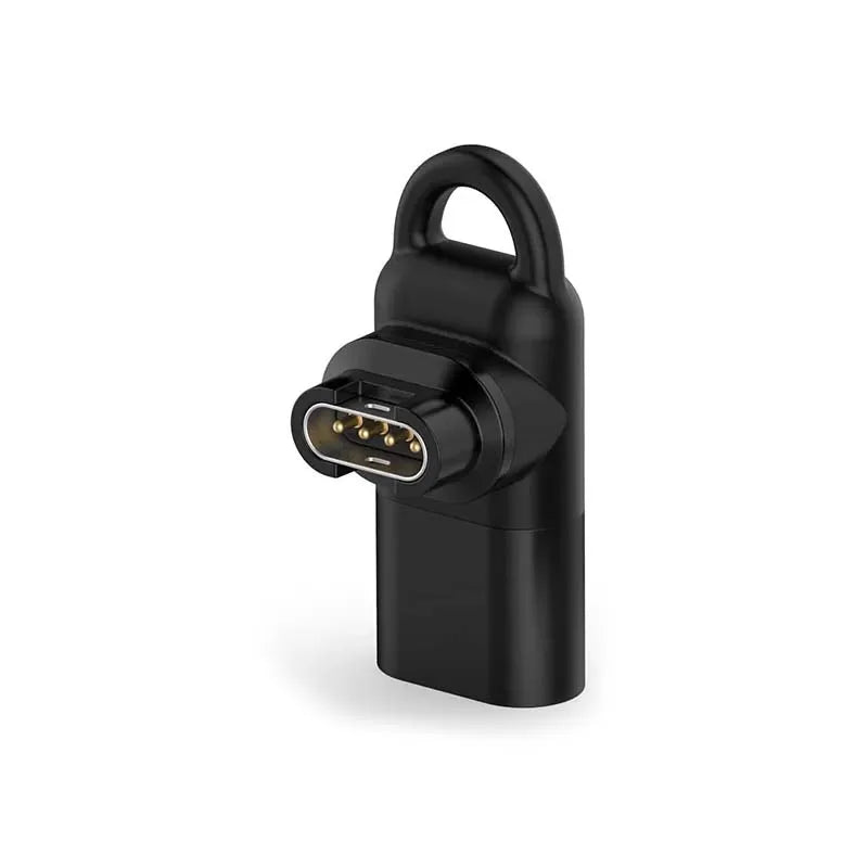 Type-C Charging Adapter Compatible with for Garmin Fenix Models 7,7S,7X,6,6S, Forerunner Models 970,570,265,165,Without Battery Peaceful Pleasures Health and Wellness black Type C