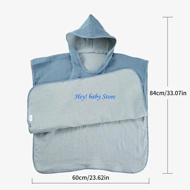 Baby Hooded Bath Towel | Soft Cotton Quick-Dry Unisex 1–3Y