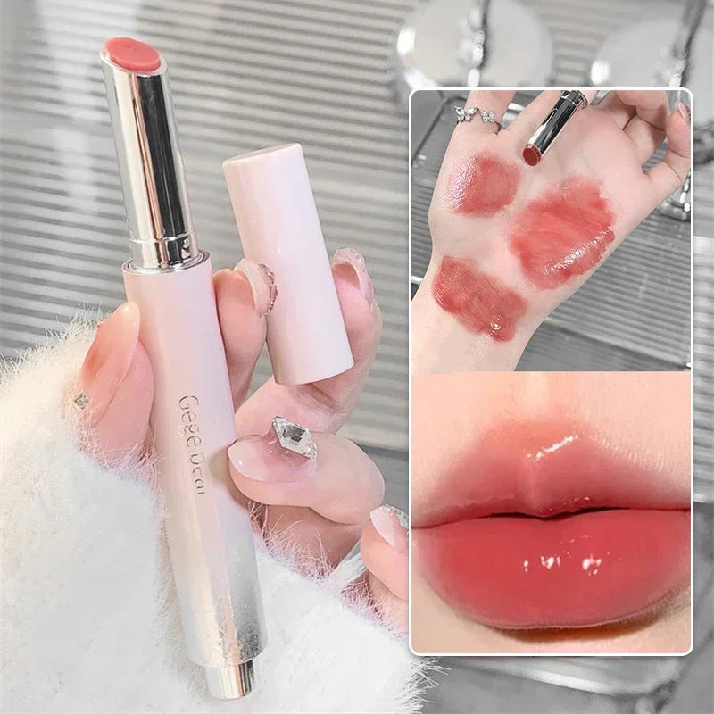 Jelly Lip Gloss Mirror Plumping Tint | Moisturizing Lip Glaze