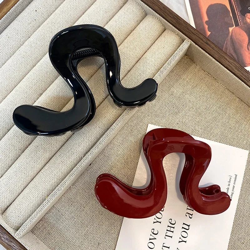 Fashion High End Sense New Shark Clips for Women Medium Sized Back of Head Hairpin High Ponytail Fixing Artifact Hair Accessory Peaceful Pleasures Health and Wellness