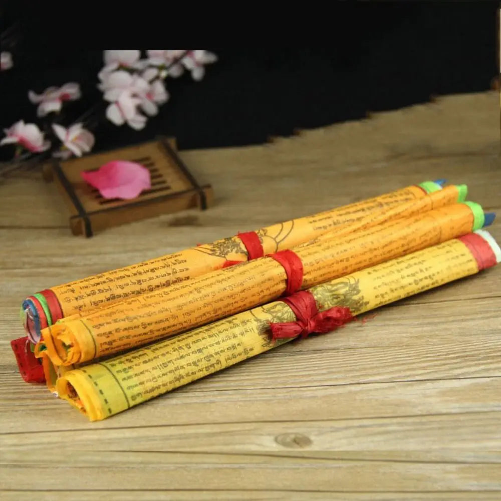 Tibetan Buddhist Prayer Flags – 5M, 20 Colorful Banners