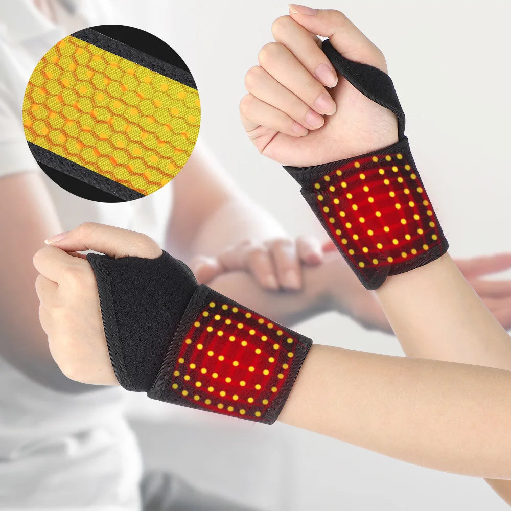 Magnetic Self-Heating Wrist Brace | Compression Pain Relief Wrap Wrist Support Brace Peaceful Pleasures Health and Wellness 1PC