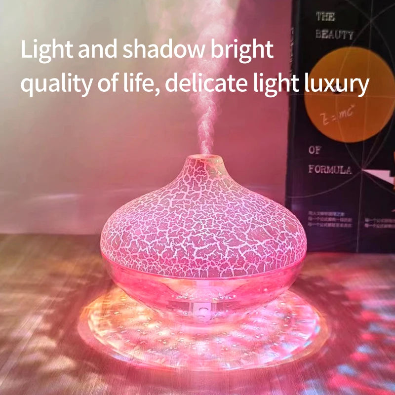 Crystal Ball Desktop Humidifier with 7-Color LED Light | HOMEFISH