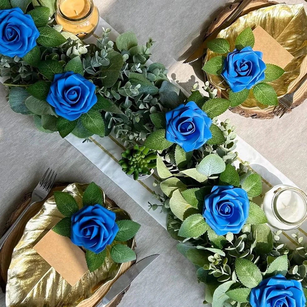 PE Foam Artificial Roses 5/10pcs | Wedding Valentine's Bouquet