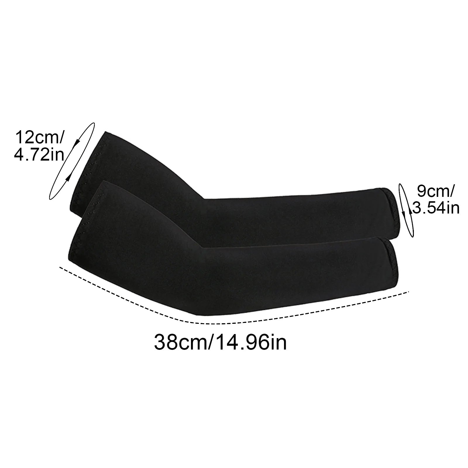 1 Pair Unisex Cooling Arm Sleeves Cover Sports Running UV Sun Protection Outdoor Men Fishing Cycling Quick Dry Arm Warmer Peaceful Pleasures Health and Wellness
