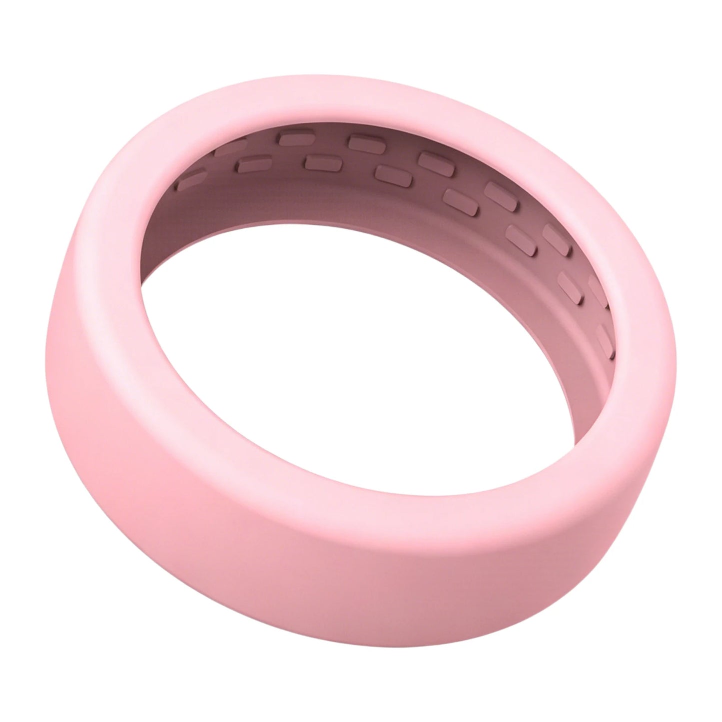 For Oura Ring 5 Scratch Proof Smart Rings Sleeve Multifunctional Shockproof Rings Bumper Covers for Daily Life Gym Workout Peaceful Pleasures Health and Wellness M Pink