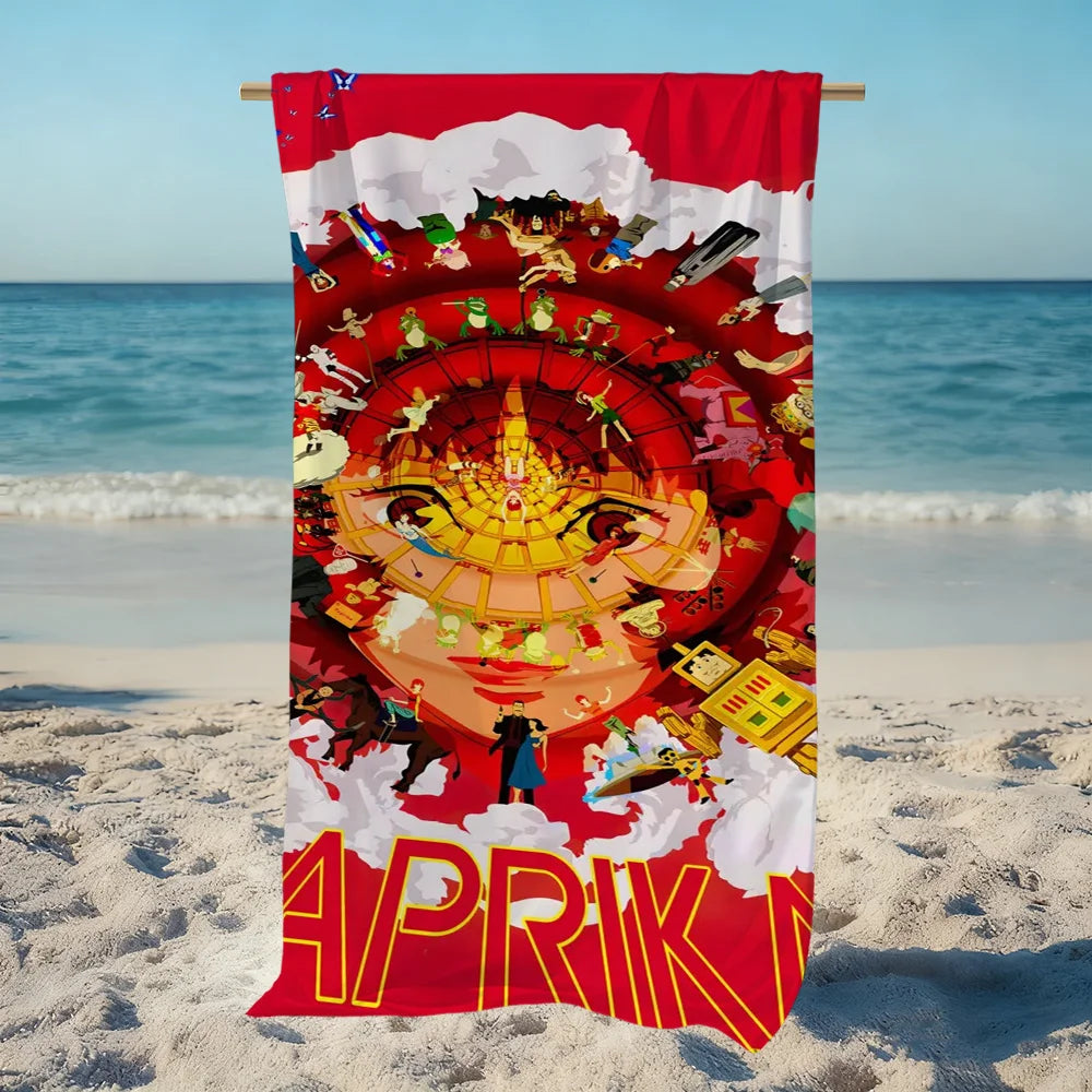 Anime Paprika Quick-Dry Beach Towel | Soft Pool & Travel Towel Quick-Dry Beach Towel Peaceful Pleasures Health and Wellness