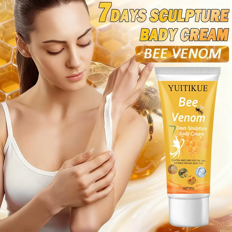YUITIKUE Bee Venom Body Cream 60g – Firm & Moisturize Skin Firming Body Cream Peaceful Pleasures Health and Wellness