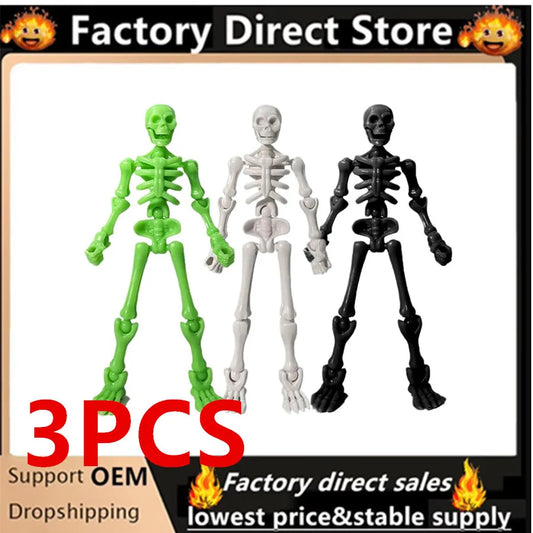Posable Mini Skeleton Figurines | DIY Halloween Craft Decor DIY Craft Figurine Peaceful Pleasures Health and Wellness