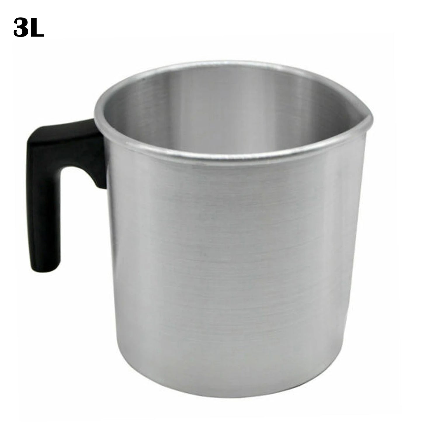 Aluminium Candle Making Pitcher Ergonomic Handle Portable Wax Melting Cup Home Candle Making Supplies Peaceful Pleasures Health and Wellness