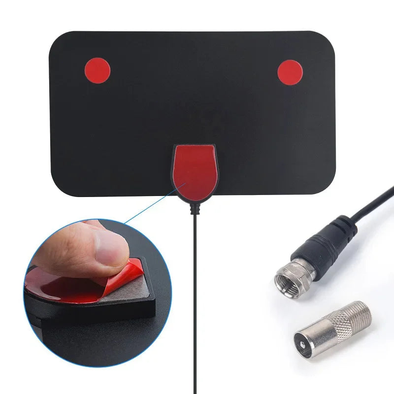 Mini Indoor DVB-T2 HDTV Antenna – 1080p, 50-Mile Range