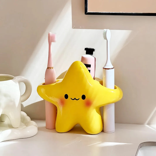 Toothbrush Holder Stand with 3 Slots – Ventilated Bathroom Organizer for Electric Toothbrushes & Toothpaste Peaceful Pleasures Health and Wellness