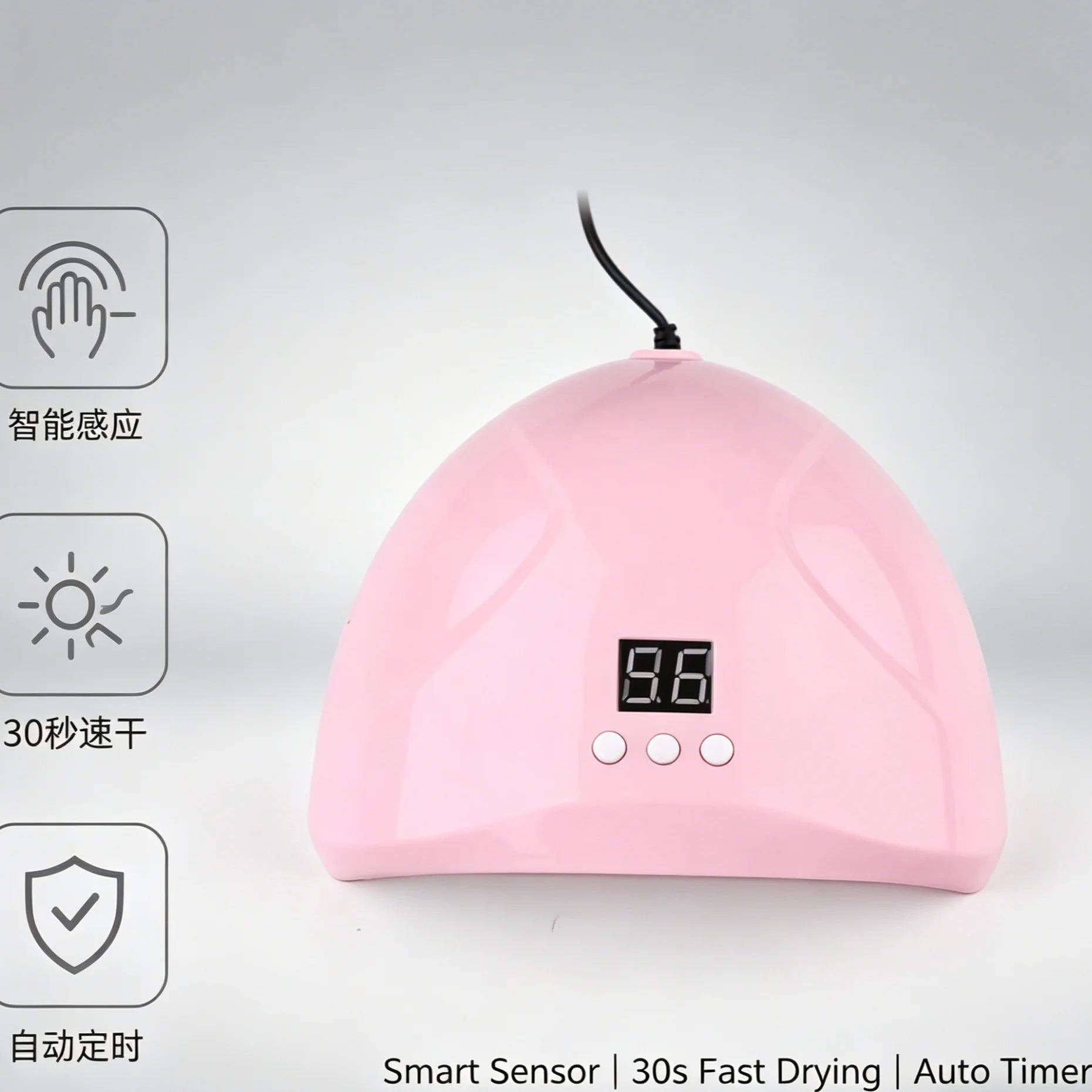 UV curing lamp professional nail art tools, used for drying nail glue - nail phototherapy equipment Peaceful Pleasures Health and Wellness