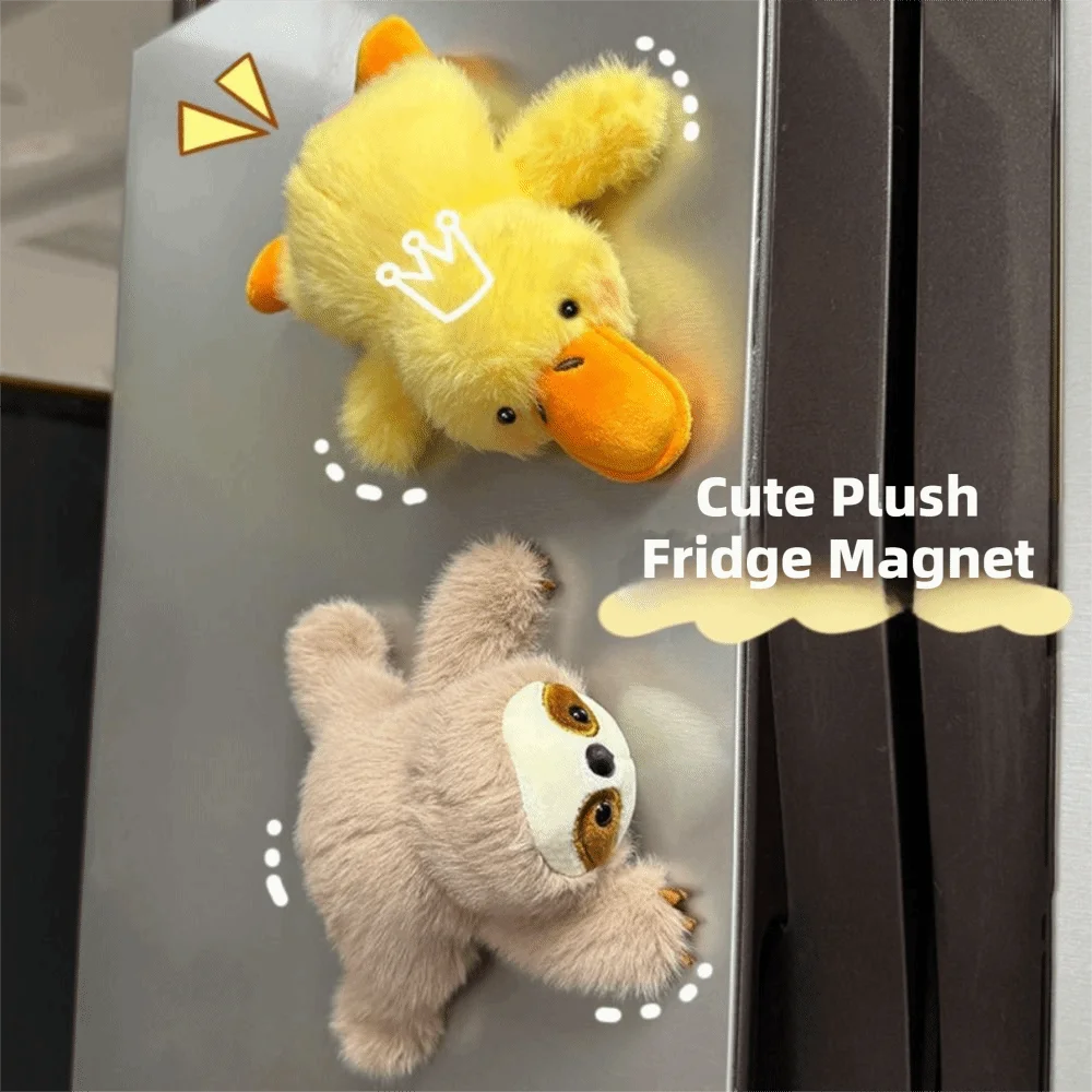 Decorative 3D Refrigerator Magnets Animal Shape Cute Design Animal Magnets Funny Deco Home Decorations Refrigerator Peaceful Pleasures Health and Wellness