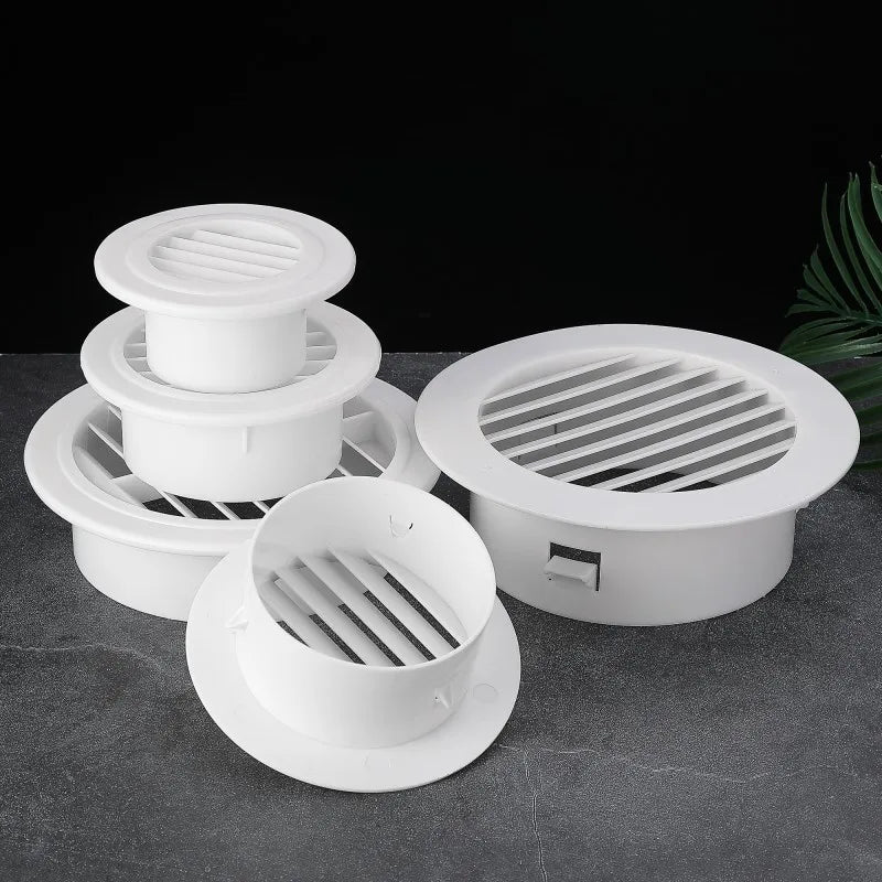 Round Air Vent Grille Cover | Adjustable Wall & Ceiling Duct Cap