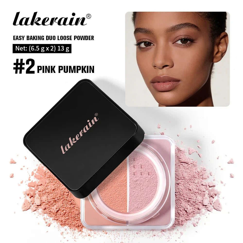 Loose Baking Setting Powder – Matte, Oil Control & Brightening Loose Setting Powder Oasis Select 2Pink Pumpkin