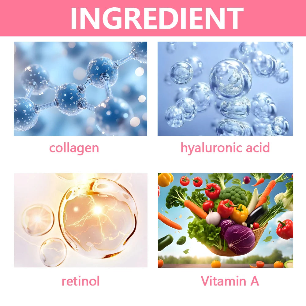 Vitamin A Serum with Retinol & Hyaluronic Acid - Brighten Skin & Hydrate Under Eye Area - Gentle Daily Skincare Peaceful Pleasures Health and Wellness