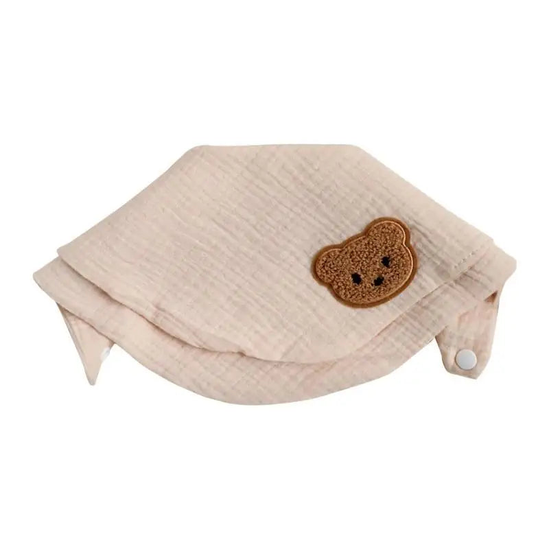 Baby Bandana Drool Bib | 2-Layer Soft Cotton for Newborns