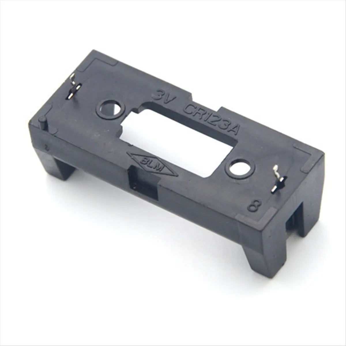 2-Pack CR123A 16340 LIR123A Battery Holder 3V PCB Mount Peaceful Pleasures Health and Wellness