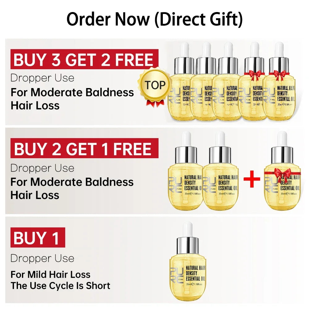 PURC Ginger Hair Oil – Nourish, Smooth & Repair Dry Hair 35ml
